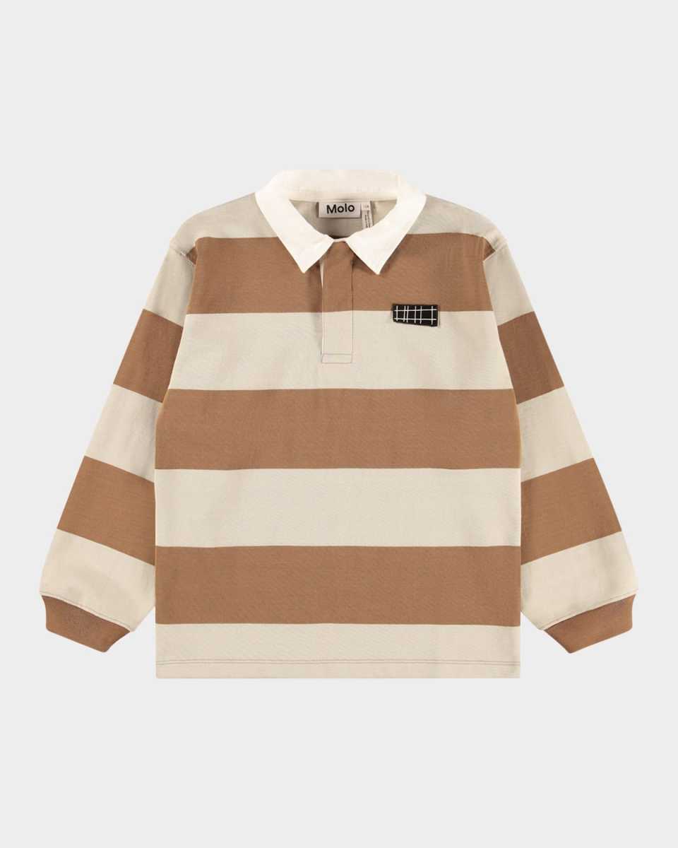 Boy's Relz Striped Rugby Shirt, Size 8-12